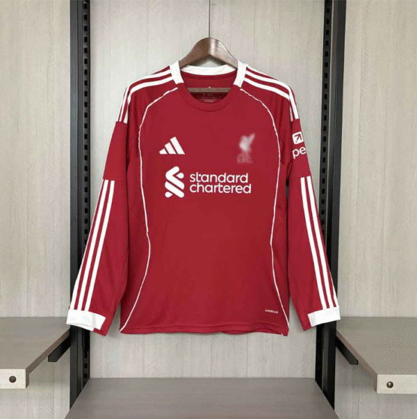 Liverpool Football Jersey Home 25 26 Season FULL SLEEVE