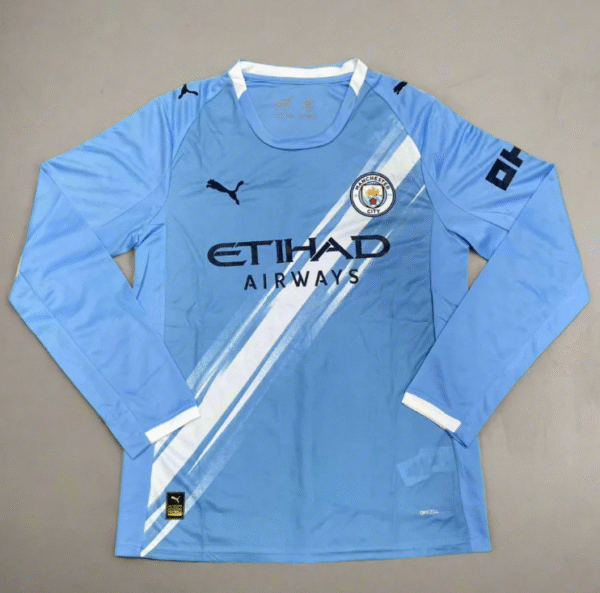 Manchester City Football Jersey Home 25 26 Season FULL SLEEVE