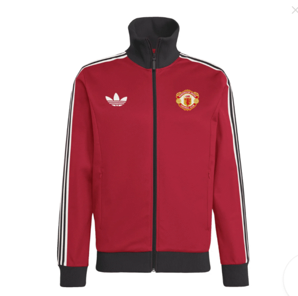 Manchester United  Beckenbauer Track Top Jacket 24/25 (Red/Black)