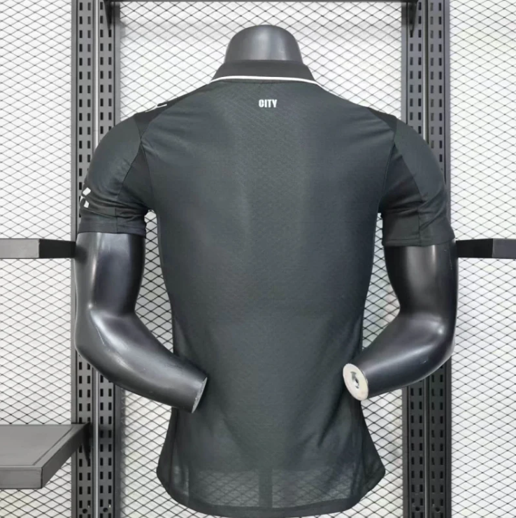 Manchester City Away Black Jersey 25 26 Season PLAYER VERSION - Image 2