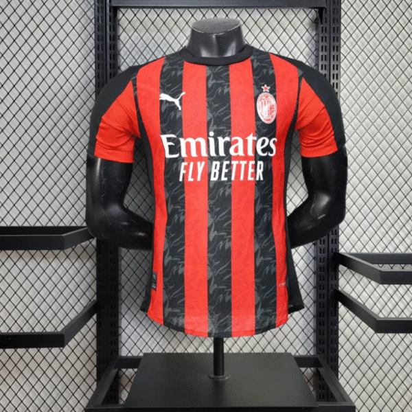 AC Milan Football Jersey Home 25 26 Season PLAYER VERSION