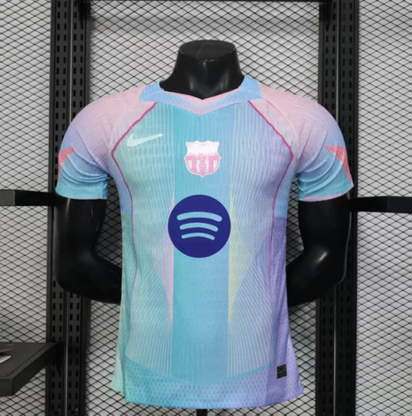 FCB Sky Blue & Pink Special Edition Jersey 25 26 Season PLAYER VERSION