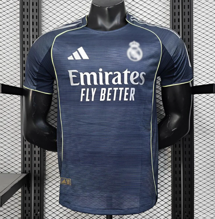 Real Madrid Away Jersey 25 26 Season PLAYER VERSION