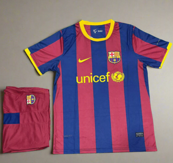 FCB 2010-11 Home Retro Jersey [SET]