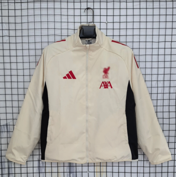 Liverpool Cream Windbreaker 25 26 Season