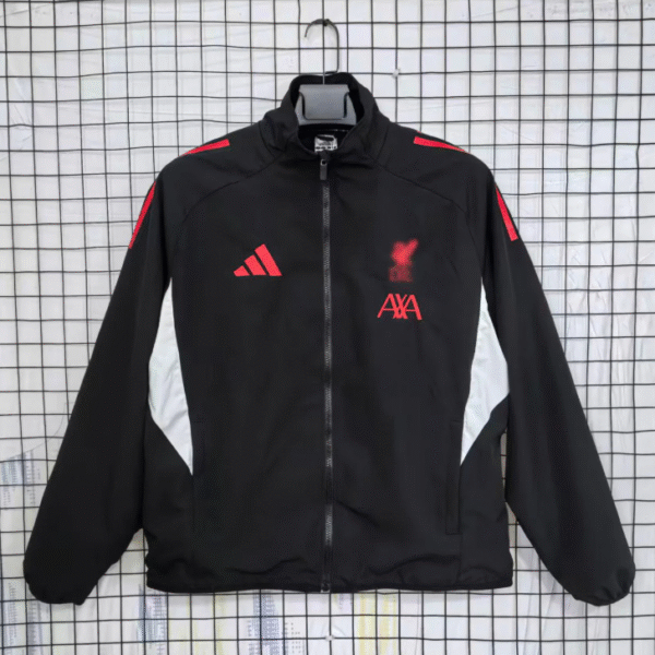 Liverpool Black Windbreaker 25 26 Season
