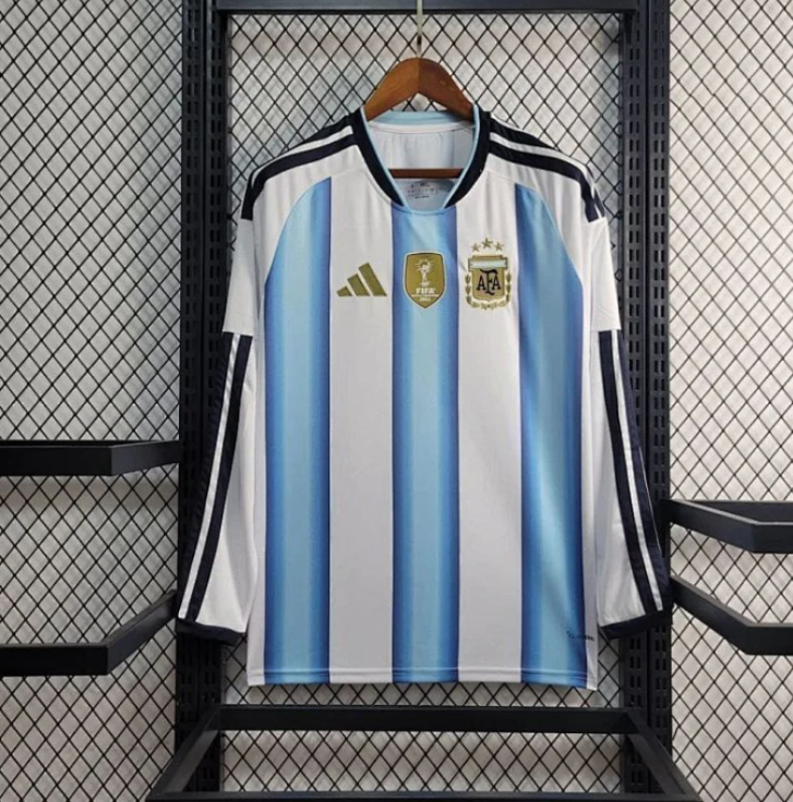 Argentina Home Jersey World Cup 2026 FULL SLEEVE
