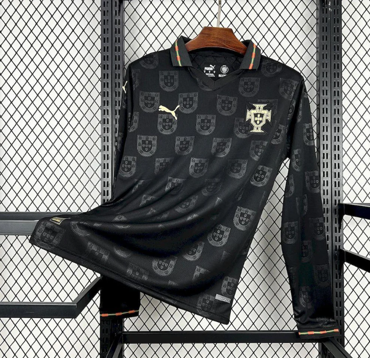 Portugal Black Special Edition Jersey 25 26 Season FULL SLEEVE