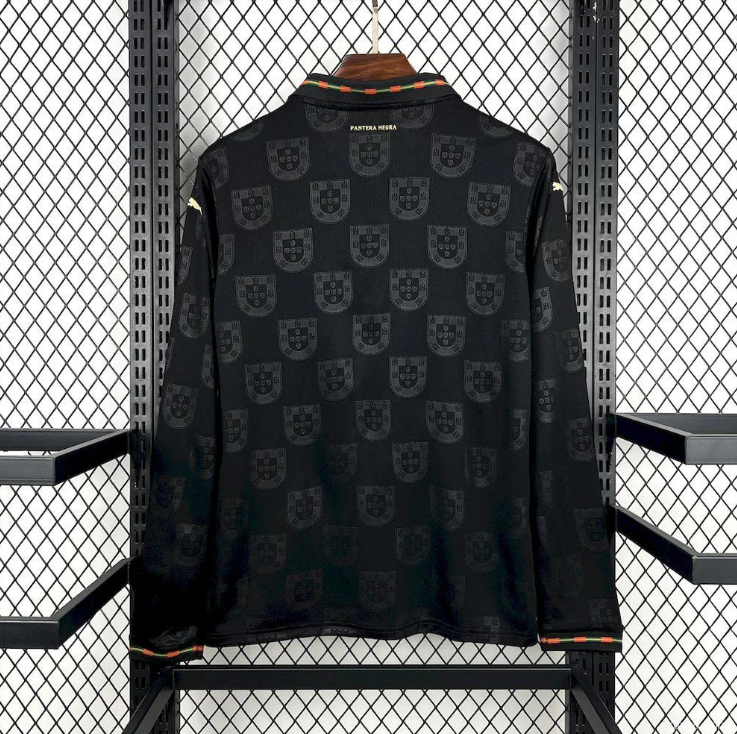 Portugal Black Special Edition Jersey 25 26 Season FULL SLEEVE - Image 2