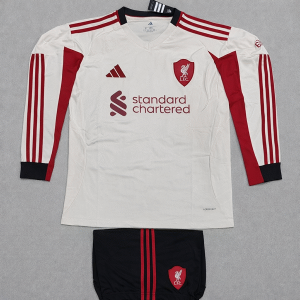 LIVERPOOL AWAY FULL SLEEVE 25/26 WITH SHORTS