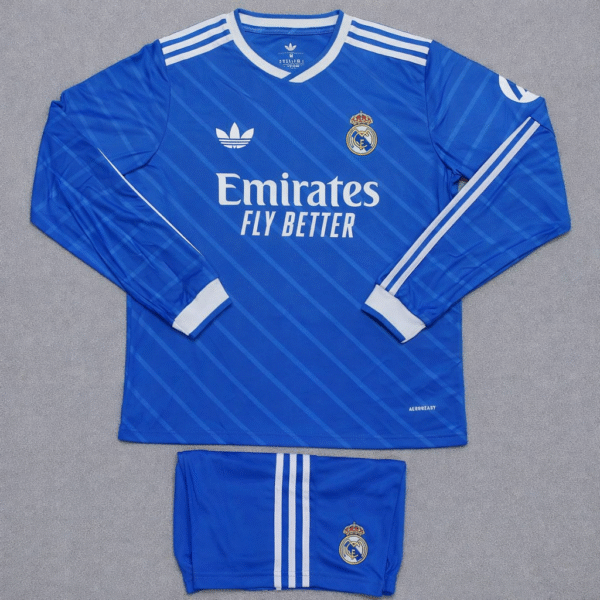 REAL MADRID THIRD FULL SLEEVE 25/26 WITH SHORTS
