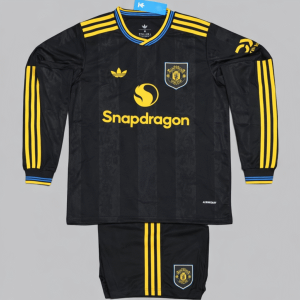 MANCHESTER UNITED THIRD FULL SLEEVE 25/26 WITH SHORTS