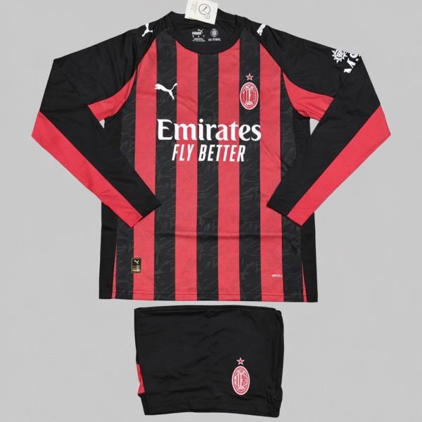 AC MILAN HOME FULL SLEEVE 25/26 WITH JERSEY SHORTS