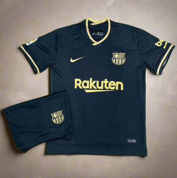 FCB Away Black Jersey 20 21 Season [Jersey + Shorts]