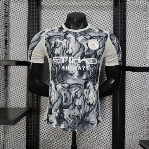 Manchester City Year Of The Horse Special Edition Jersey PLAYER VERSION