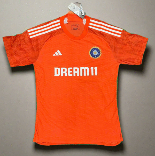 India Cricket Orange Training Jersey 2024 PLAYER VERSION